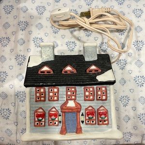 Liberty Bell Christmas Hand Painted Ceramic Village House with Light and…